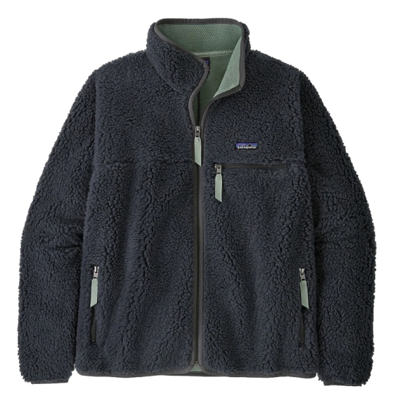 Patagonia Natural Blend Retro Cardigan Ink Black dans le groupe Habits et chaussures / Habits / veste de peche, veste pecheur / Vestes polaire l\'adresse Sportfiskeprylar.se (20535-INBK-XSr)