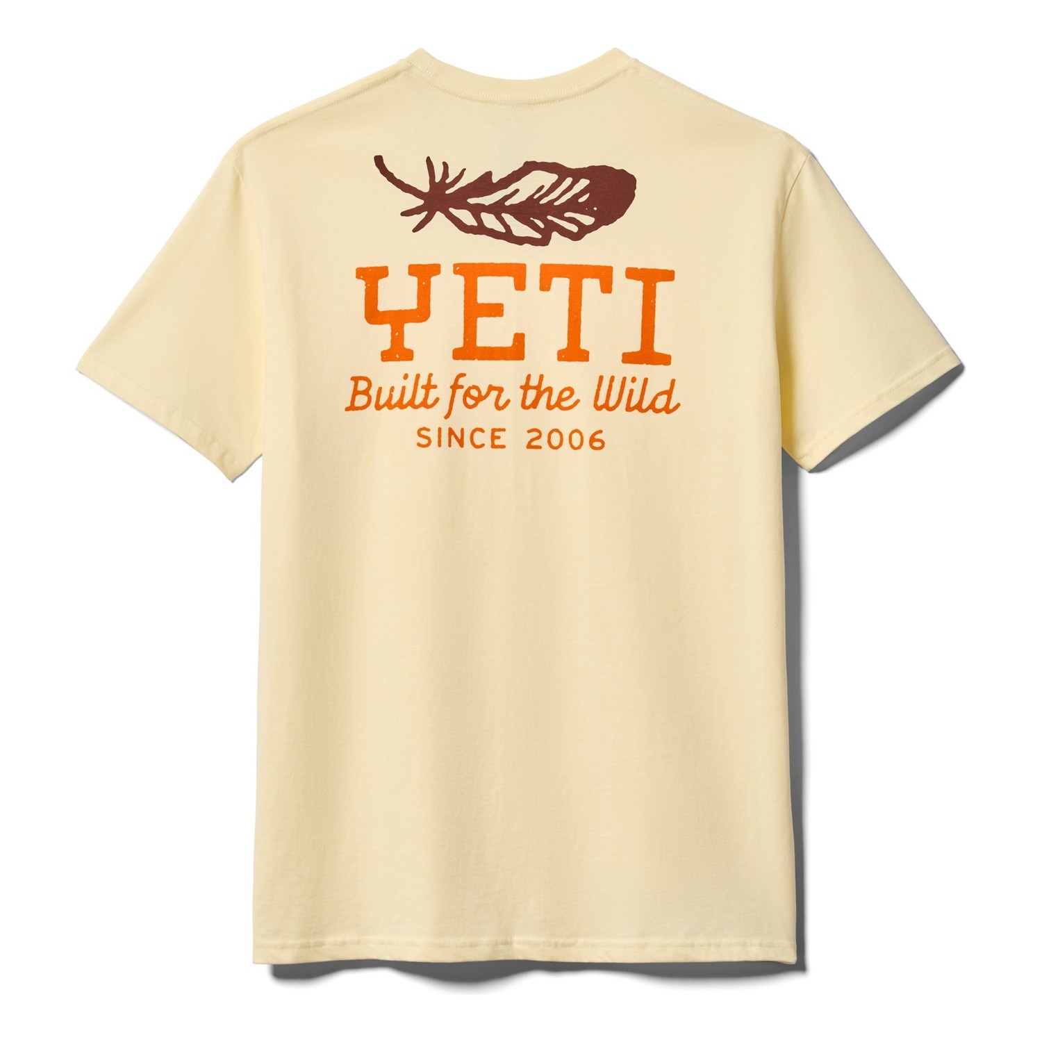 Yeti Feather SST T-Shirt, Butter dans le groupe Vêtements & Chaussures / Vêtements / T-shirts l\'adresse Sportfiskeprylar.se (21023008788r)