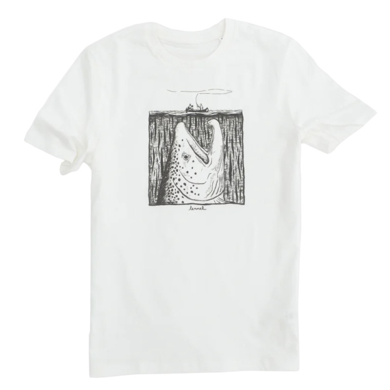 Lemmel Moby Trout T-Shirt, Off White dans le groupe Habits et chaussures / Habits / T-shirts l\'adresse Sportfiskeprylar.se (213486034r)