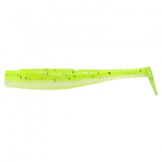 Daiwa Bait Junkie Minnow 3.2\'\', 8cm (6-pack) - Yuzu UV dans le groupe Leurre de la peche / Leurre souple / Jigs pour perches et pour sandres l\'adresse Sportfiskeprylar.se (216070)