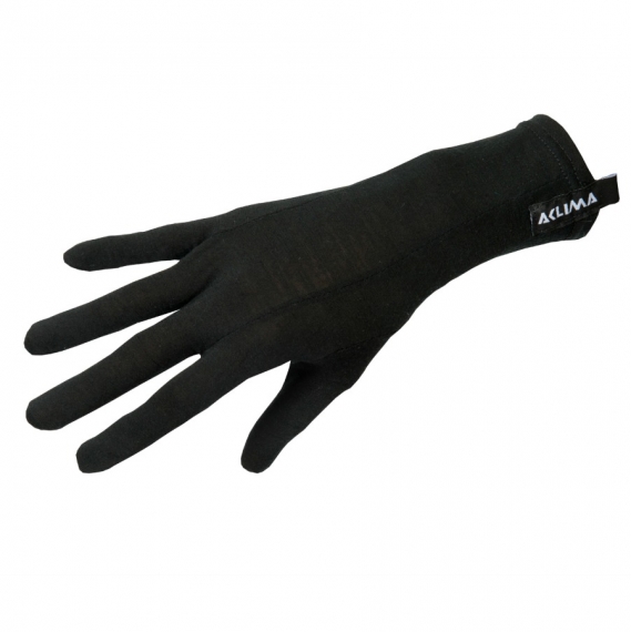 Lightwool Liner Gloves Unisex Jet Black, XL dans le groupe Habits et chaussures / Habits / Gants l\'adresse Sportfiskeprylar.se (217523001-07)