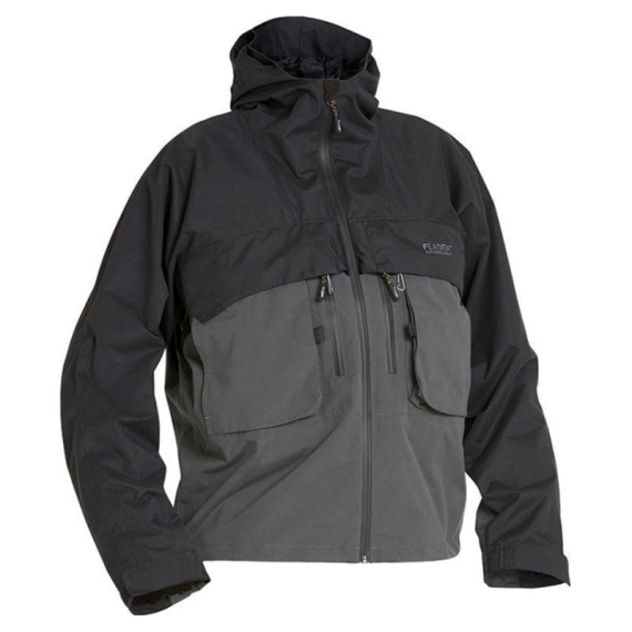 Fladen Authentic Wading Jacket 2.0 Grey/Black dans le groupe Habits et chaussures / Vêtements / Vestes de pêche / Vestes de wading l\'adresse Sportfiskeprylar.se (22-8268-Sr)