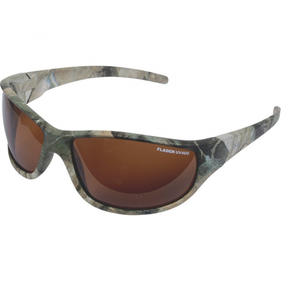 Fladen Wild Camo Polariserande Sunglasses Amber Lins dans le groupe Habits et chaussures / Lunettes / lunette polarisante peche l\'adresse Sportfiskeprylar.se (23-119CA)