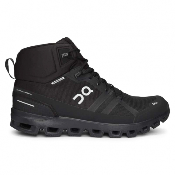 On Cloudrock Waterproof All Black dans le groupe Habits et chaussures / Chaussures / Bottes / Bottes randonnée l\'adresse Sportfiskeprylar.se (23-99854BLA8r)