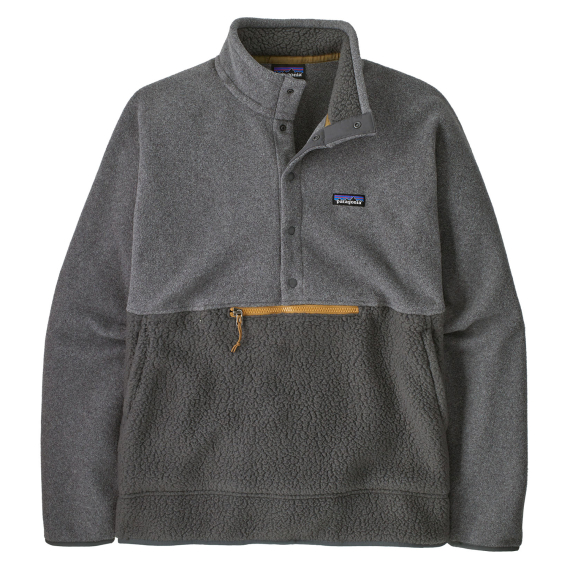 Patagonia M\'s Retro Pile 1/2 Snap P/O, Forge Grey dans le groupe Habits et chaussures / Habits / Sweats / Pulls polaire l\'adresse Sportfiskeprylar.se (23205-FGE-Sr)