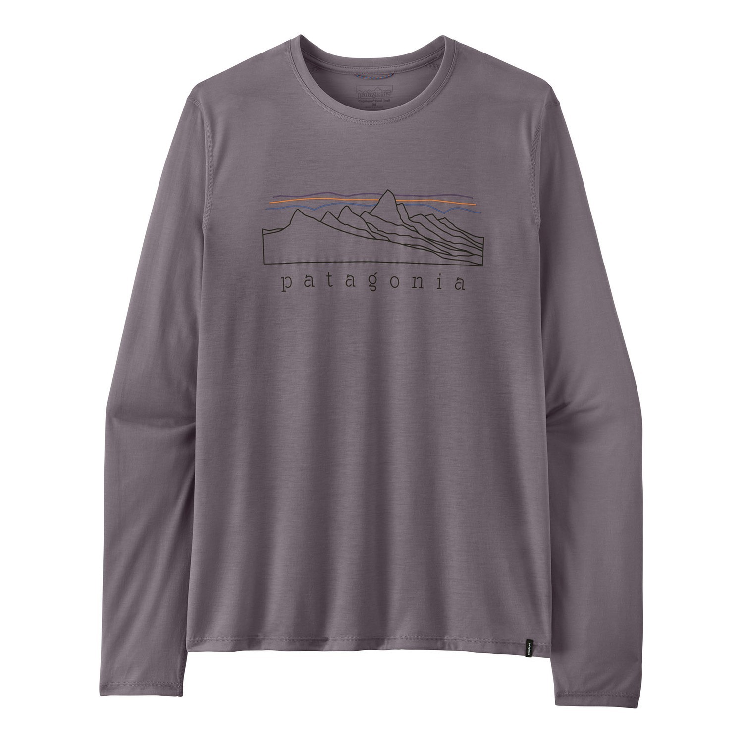 Patagonia M\'s L/S Cap Cool Trail Shirt - Stratapeaks MYGR dans le groupe Habits et chaussures / Vêtements / Sweats / T-shirts manches longues l\'adresse Sportfiskeprylar.se (23711-MYGR-XXLr)