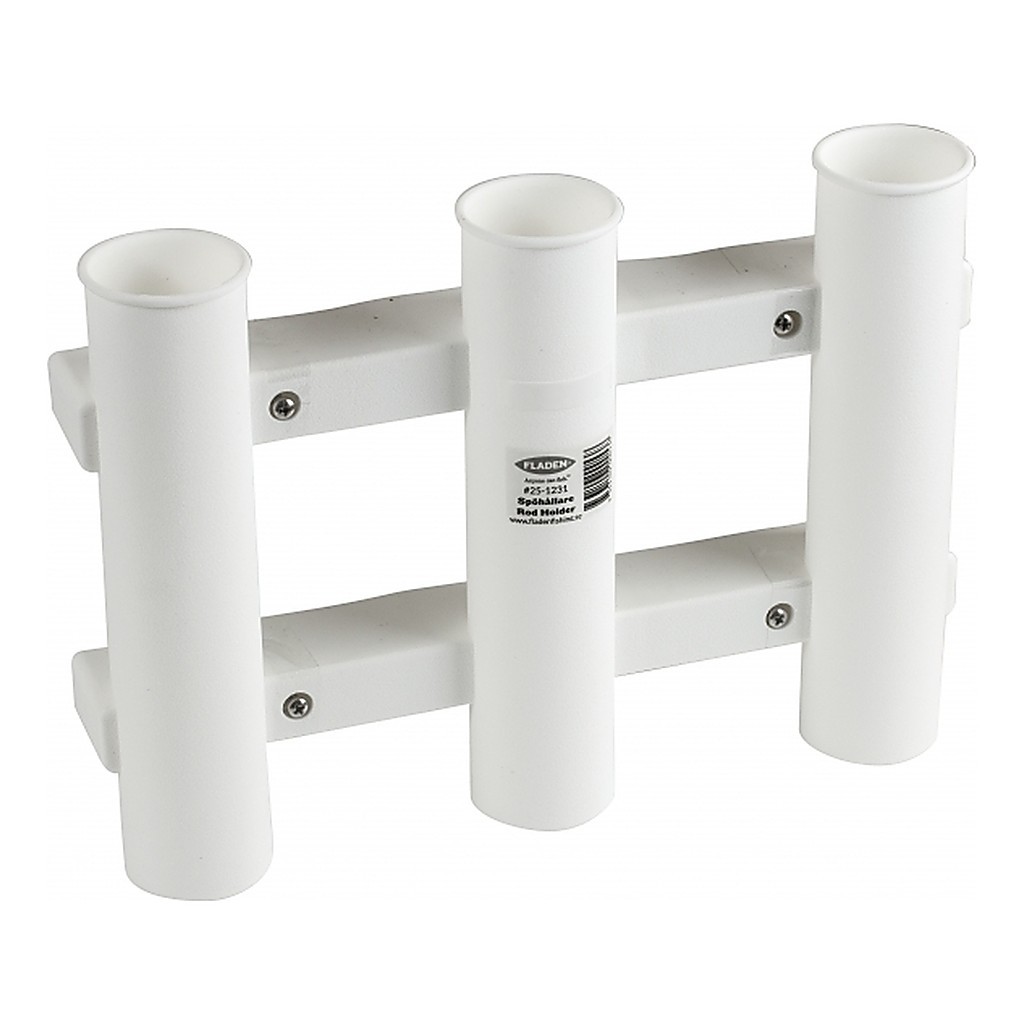 Rod Holder 3 compartments White medium 22x5x30cm dans le groupe Accessoires de pêche / Support canne a peche / Porte-cannes bateau l\'adresse Sportfiskeprylar.se (25-1231)