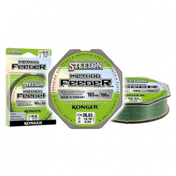 Konger Steelon Method Feeder 150m dans le groupe Hameçons et terminal tackle / Leaders et Bas de ligne / Bas de ligne / Bas de ligne monofilament l\'adresse Sportfiskeprylar.se (257150018r)