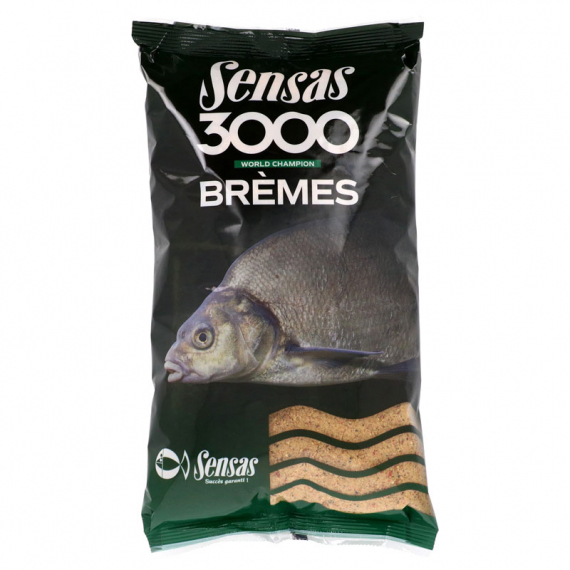 Sensas 3000 Bremes 1kg dans le groupe Leurre de la peche / Bouillettes, esches et amorce / Amorces / Amorce l\'adresse Sportfiskeprylar.se (29-00971)