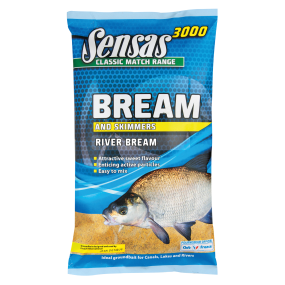 Sensas 3000 River Bream 1kg dans le groupe Leurre de la peche / Bouillettes, esches et amorce / Amorces l\'adresse Sportfiskeprylar.se (29-10342)