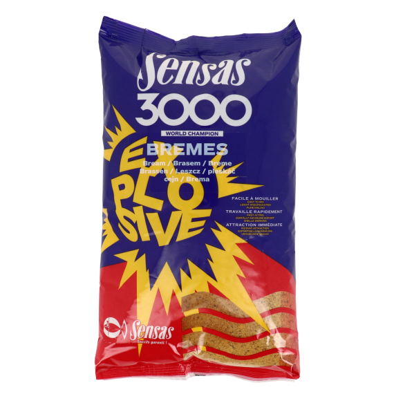 Sensas Explosive Bream 1kg dans le groupe Leurre de la peche / Bouillettes, esches et amorce / Amorces l\'adresse Sportfiskeprylar.se (29-10781)