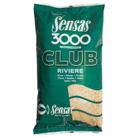 Sensas 3000 Club Riviere 1kg dans le groupe Leurre de la peche / Bouillettes, esches et amorce / Amorces / Amorce l\'adresse Sportfiskeprylar.se (29-11202)