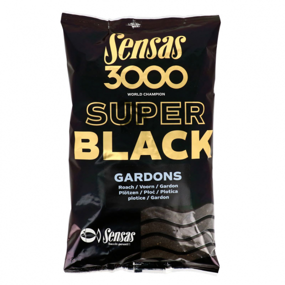 Sensas 3000 Super Black Gardons 1kg dans le groupe Leurre de la peche / Bouillettes, esches et amorce / Amorces / Amorce l\'adresse Sportfiskeprylar.se (29-11562)