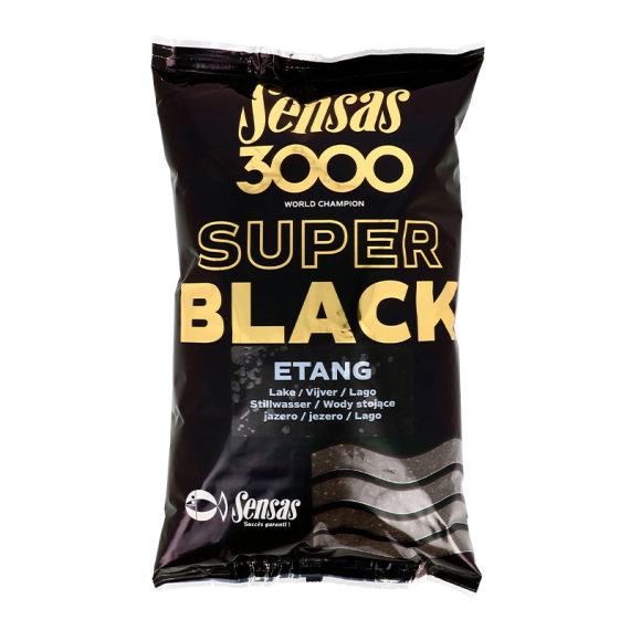 Sensas 3000 Super Black Lake 1kg dans le groupe Leurre de la peche / Bouillettes, esches et amorce / Amorces / Amorce l\'adresse Sportfiskeprylar.se (29-11602)
