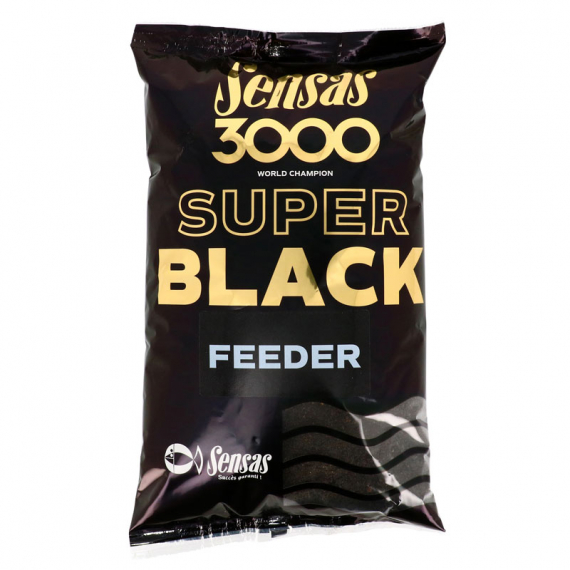Sensas 3000 Super Black Feeder 1kg dans le groupe Leurres / Bouillettes, esches et amorce / Amorce / Amorce l\'adresse Sportfiskeprylar.se (29-11622)