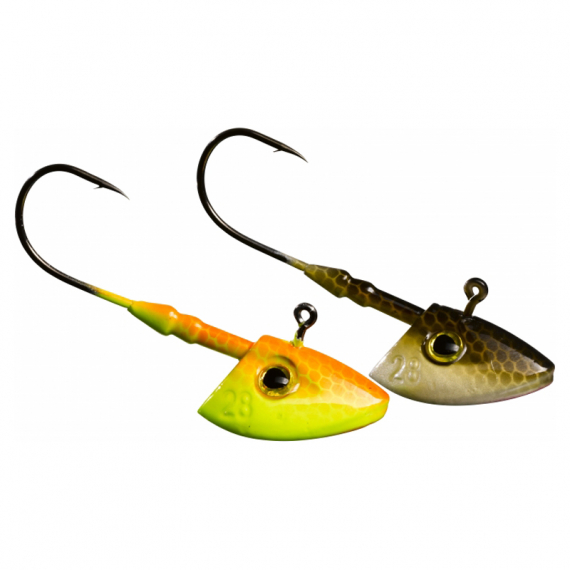 Gunki G\'Verti Natural Brown/White (3-pack) dans le groupe Hameçons et terminal tackle / Têtes plombées / Autres têtes plombées l\'adresse Sportfiskeprylar.se (29-15191r)