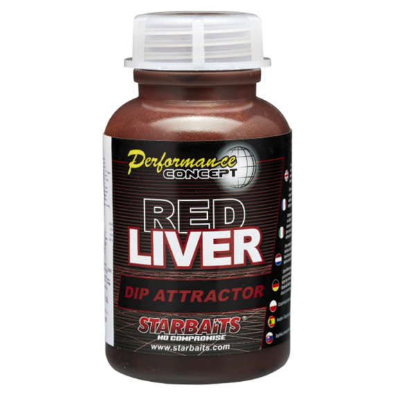 Starbaits PC Red Liver Dip Attractor 200ml dans le groupe Leurre de la peche / Bouillettes, esches et amorce / Liquides et additifs l\'adresse Sportfiskeprylar.se (29-33738)