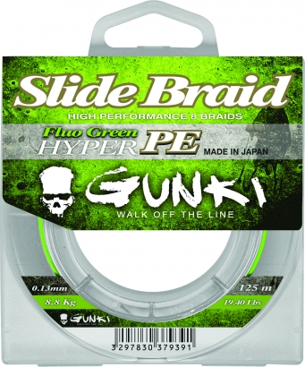 Slide Braid 125 Fluo Green dans le groupe Lignes de pêche / Tresse peche l\'adresse Sportfiskeprylar.se (29-37937r)