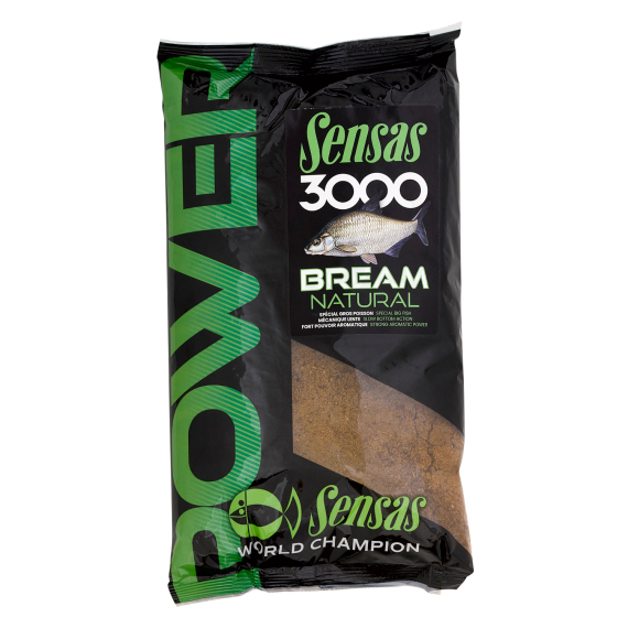 Sensas 3000 Power Bream Natural 1kg dans le groupe Leurre de la peche / Bouillettes, esches et amorce / Amorces l\'adresse Sportfiskeprylar.se (29-45648)