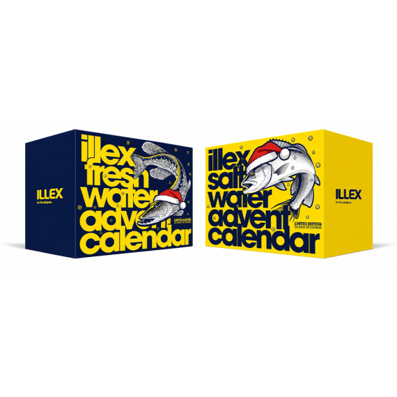 Illex Advent Calendar Fresh Water 2026 dans le groupe Autre / Cadeaux & Cadeaux de Noël / Calendrier de l\'avent peche l\'adresse Sportfiskeprylar.se (29-53941)