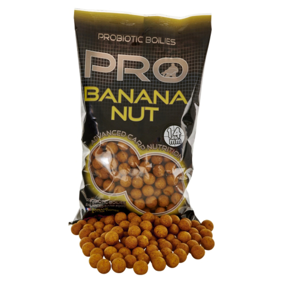 Starbaits Pro Banana Nut Boilies 800g - 20mm dans le groupe Leurre de la peche / Bouillettes, esches et amorce / Bouillette, bouillette carpe l\'adresse Sportfiskeprylar.se (29-64068)