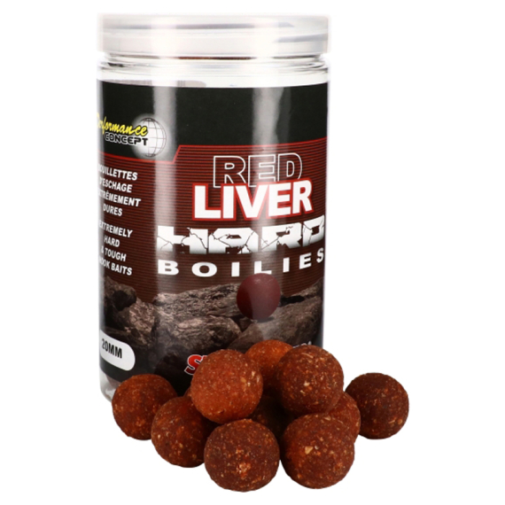 Starbaits PC Red Liver Hard Hook Bait - 20mm dans le groupe Leurre de la peche / Bouillettes, esches et amorce / Bouillette, bouillette carpe l\'adresse Sportfiskeprylar.se (29-71697)