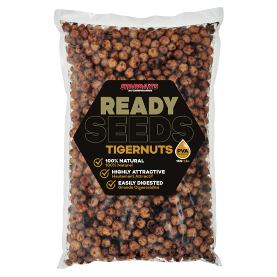 Starbaits Ready Seeds Tigernuts 1kg dans le groupe Leurres / Bouillettes, esches et amorce / Particules l\'adresse Sportfiskeprylar.se (29-74211)