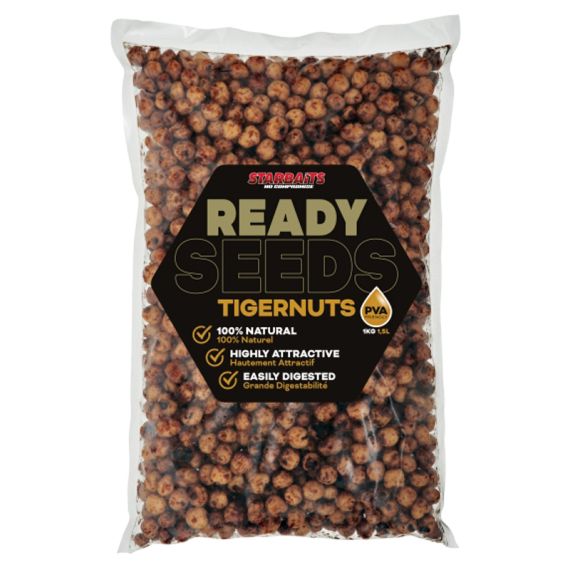 Starbaits Ready Seeds Tigernuts 1kg dans le groupe Leurre de la peche / Bouillettes, esches et amorce / Particules l\'adresse Sportfiskeprylar.se (29-74211)
