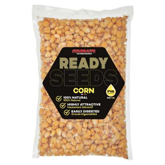 Starbaits Ready Seeds Corn 1kg dans le groupe Leurre de la peche / Bouillettes, esches et amorce / Particules l\'adresse Sportfiskeprylar.se (29-74213)