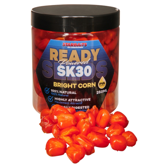Starbaits Ready Seeds Bright Tiger Red Liver 250ml dans le groupe Leurre de la peche / Bouillettes, esches et amorce / Particules l\'adresse Sportfiskeprylar.se (29-74666)