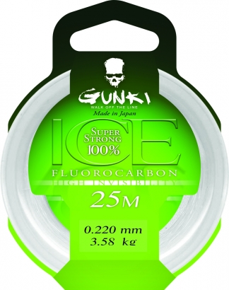 Gunki Fluorocarbone Ice dans le groupe Hameçons et terminal tackle / Leaders et Bas de ligne / Bas de ligne / Bas de ligne fluorocarbone l\'adresse Sportfiskeprylar.se (29-82286r)