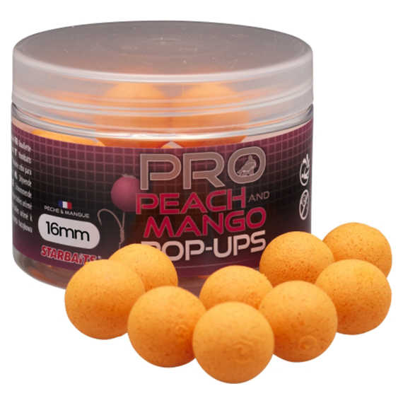 Starbaits Pro Peach & Mango Pop Up dans le groupe Leurre de la peche / Bouillettes, esches et amorce / Popups & Wafters l\'adresse Sportfiskeprylar.se (29-83798r)