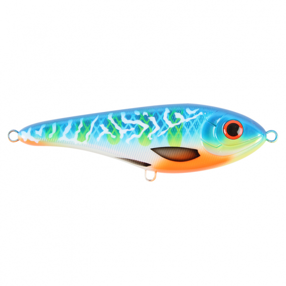 Buster Jerk, shallow, 15cm, 66g - Blue Fire dans le groupe Leurre de la peche / Jerkbait l\'adresse Sportfiskeprylar.se (29-EG048S-CWC001)