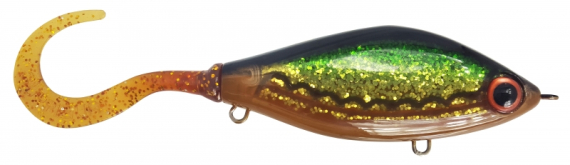 Trueglide Guppie 13,5cm 120g Söder Custom - Motoroil Glitter UV dans le groupe Leurre de la peche / Jerkbait l\'adresse Sportfiskeprylar.se (29-EG208-ZSP18)
