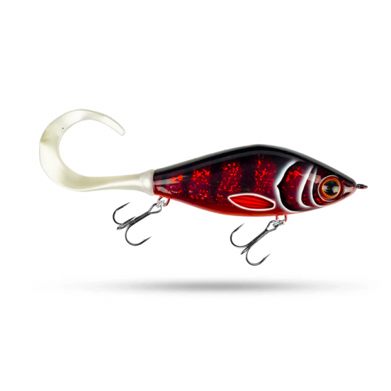 TrueGlide Guppie Jr Sinking 11cm 70g Söder Custom - Red Tiger Flash dans le groupe Techniques de pêche l\'adresse Sportfiskeprylar.se (29-EG208A-Z411-19)