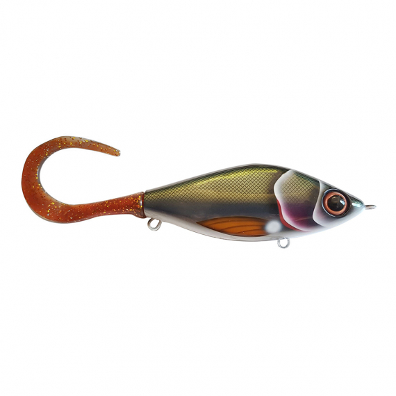 TrueGlide Guppie Jr Shallow, 11cm, 58gr - Kemijokki - Motoroil Glitter dans le groupe Leurre de la peche / Tail baits et leurres hybrides l\'adresse Sportfiskeprylar.se (29-EG208AS-TR014)