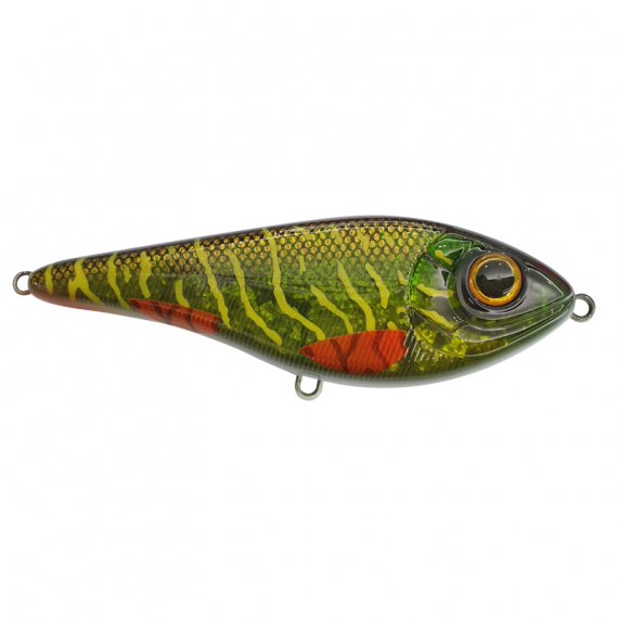 Buster Swim, slow sink, 13cm - Green Motoroil Pike UV dans le groupe Leurre de la peche / Swimbaits / Swimbaits durs l\'adresse Sportfiskeprylar.se (29-EG228-C755G)