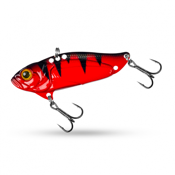 Astro Vibe UV 6,5cm, 26g Söder Custom - Red Tiger dans le groupe Leurre de la peche / Appâts vibrants l\'adresse Sportfiskeprylar.se (29-PJG005CUV-Z411-15)