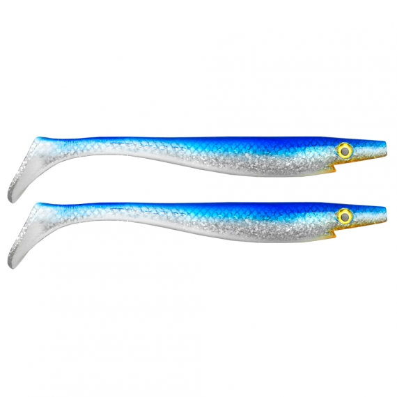 Pig Shad Junior 20cm (2-pack) - Söder Blue Silver Glitter dans le groupe Leurre de la peche / Leurre souple / Jigs à brochets l\'adresse Sportfiskeprylar.se (29-SP172C-SP11)