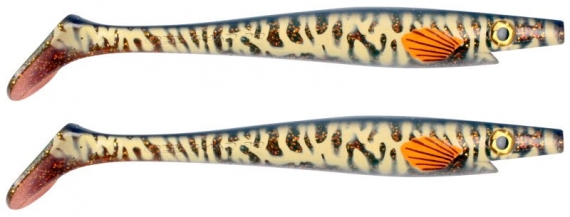 Pig Shad Junior 20cm (2-pack) - Söder Motoroil Musky dans le groupe Leurre de la peche / Leurre souple / Jigs à brochets l\'adresse Sportfiskeprylar.se (29-SP172C-SP17)