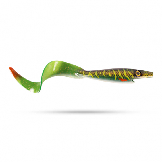 Giant Pig Tail, 40cm, 150g - Green Motoroil Pike UV dans le groupe Leurre de la peche / Leurre souple / Jigs à brochets l\'adresse Sportfiskeprylar.se (29-SP172K-MN3)