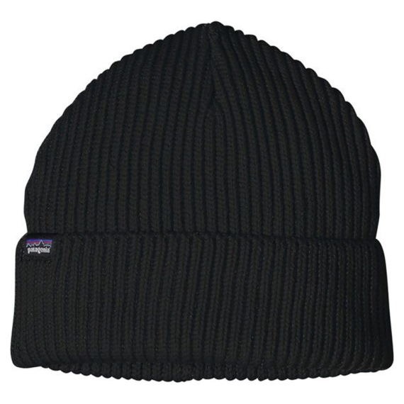 Patagonia Fishermans Rolled Beanie Black dans le groupe Habits et chaussures / Chapeau de peche, casquette peche / Bérets et chapeaux l\'adresse Sportfiskeprylar.se (29105-BLK-ALL)