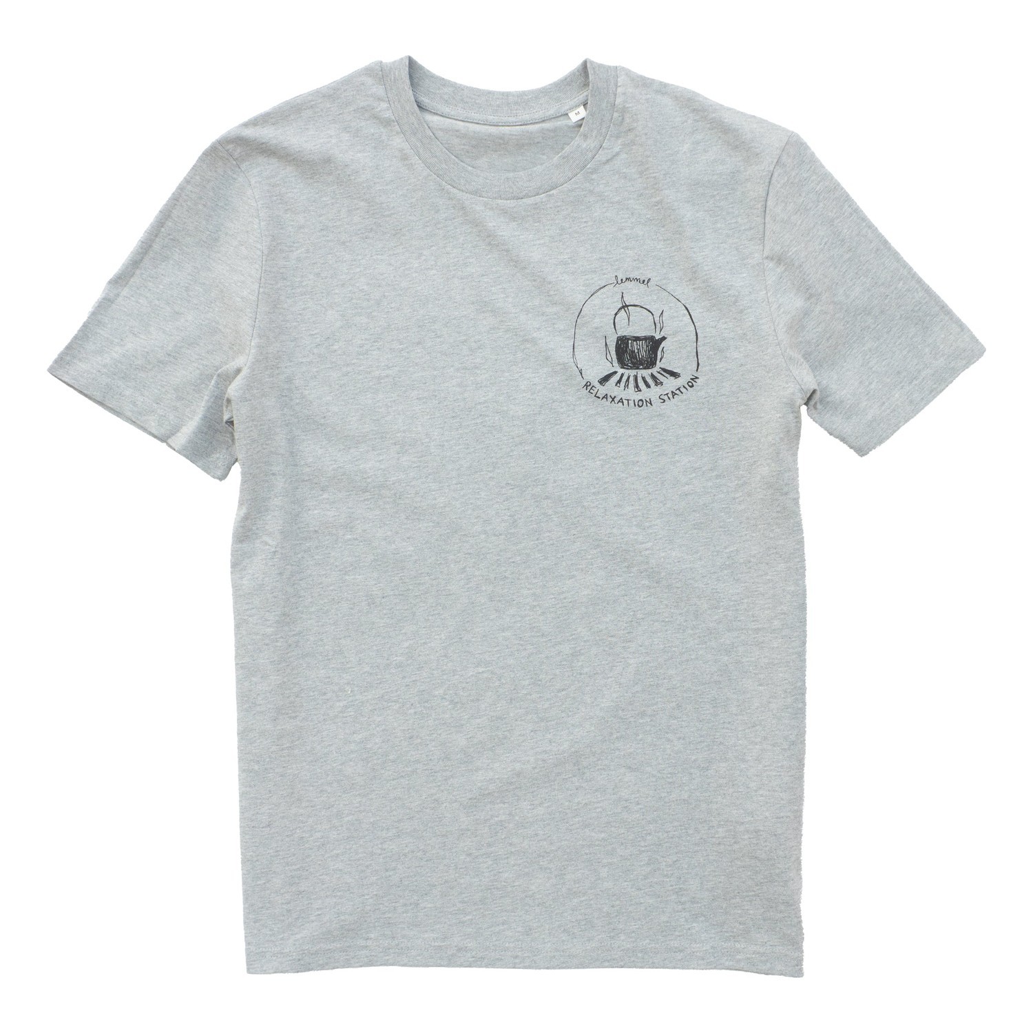 Lemmel T-shirt Mörkt Som Framtiden Heather grey w black print dans le groupe Habits et chaussures / Vêtements / T-shirts l\'adresse Sportfiskeprylar.se (3010105-6934r)