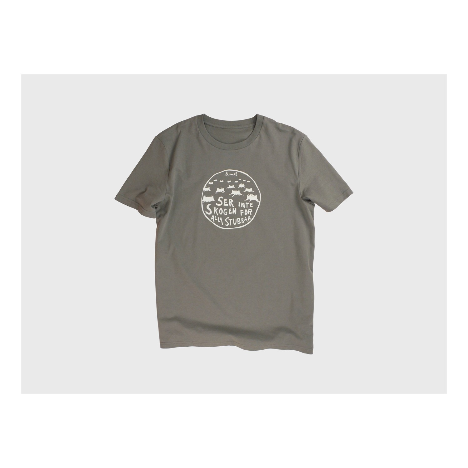 Lemmel T-shirt Stubbar - Khaki green dans le groupe Habits et chaussures / Vêtements / T-shirts l\'adresse Sportfiskeprylar.se (3010114-5634r)