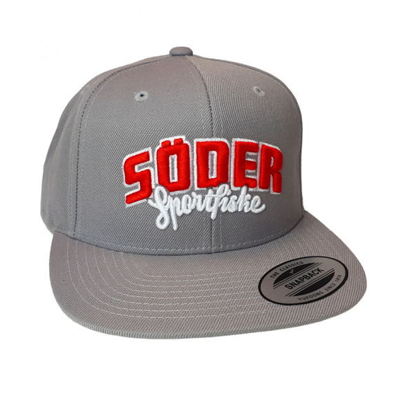 Söder Sportfiske Snapback Silver - Original Logo dans le groupe Habits et chaussures / Casquettes et chapeaux / Casquettes / Casquettes snapback l\'adresse Sportfiskeprylar.se (301640-OL)