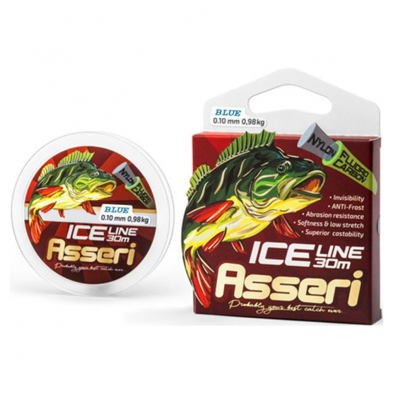 Asseri Ice Fishing Line Clear 30m dans le groupe Lignes de pêche / Lignes jigging sous glace l\'adresse Sportfiskeprylar.se (315-01010r)