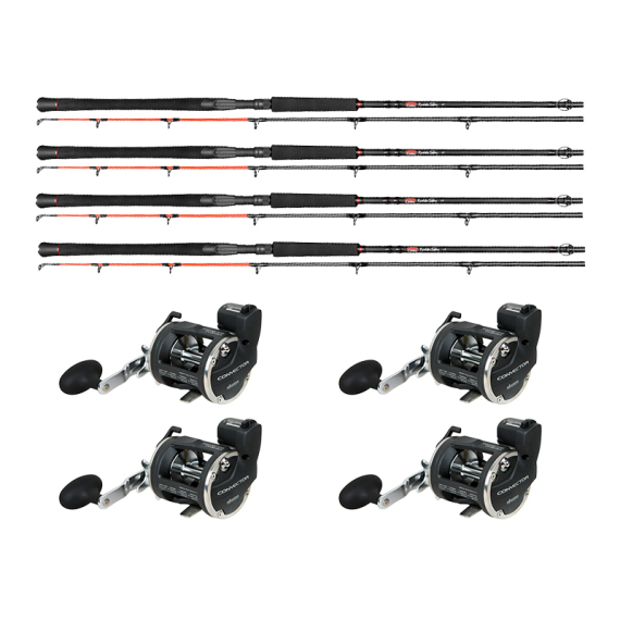 Daiwa Söder Custom Predator Trolling & Okuma Convector LC CV-20D Combo 4-Pack dans le groupe Kit de pêche / Kits traîne l\'adresse Sportfiskeprylar.se (32-224648OKUMASET4PCS)