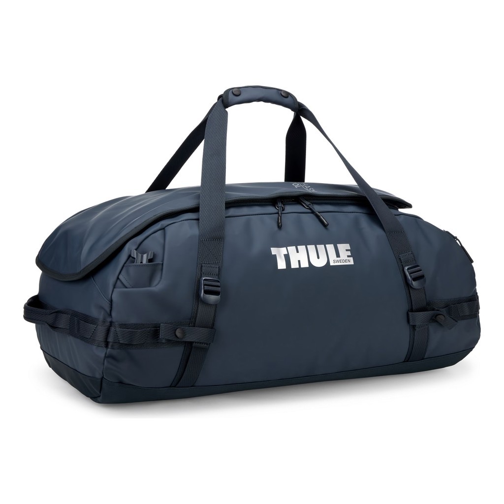 Thule Chasm Recycled Duffel 70L - Darkest Blue dans le groupe Stockage / Sacs de sport l\'adresse Sportfiskeprylar.se (3205593)