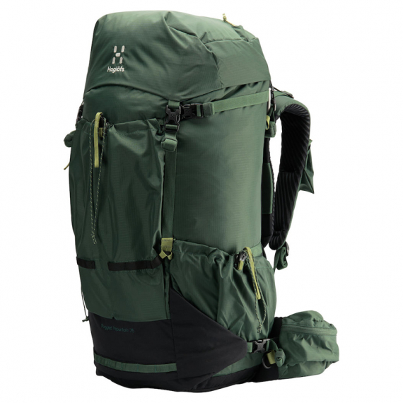 Haglöfs Rugged Mountain 75L Fjell Green/True Black dans le groupe Stockage / Sacs à dos l\'adresse Sportfiskeprylar.se (3393974HT005)