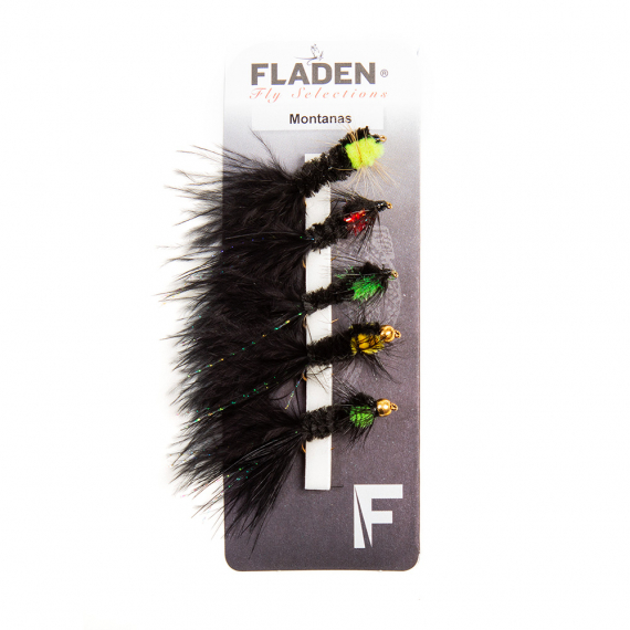 Fladen Maxximus Flies 5-pack Montanas dans le groupe Leurre de la peche / Mouches / Kits mouche l\'adresse Sportfiskeprylar.se (34-2001)